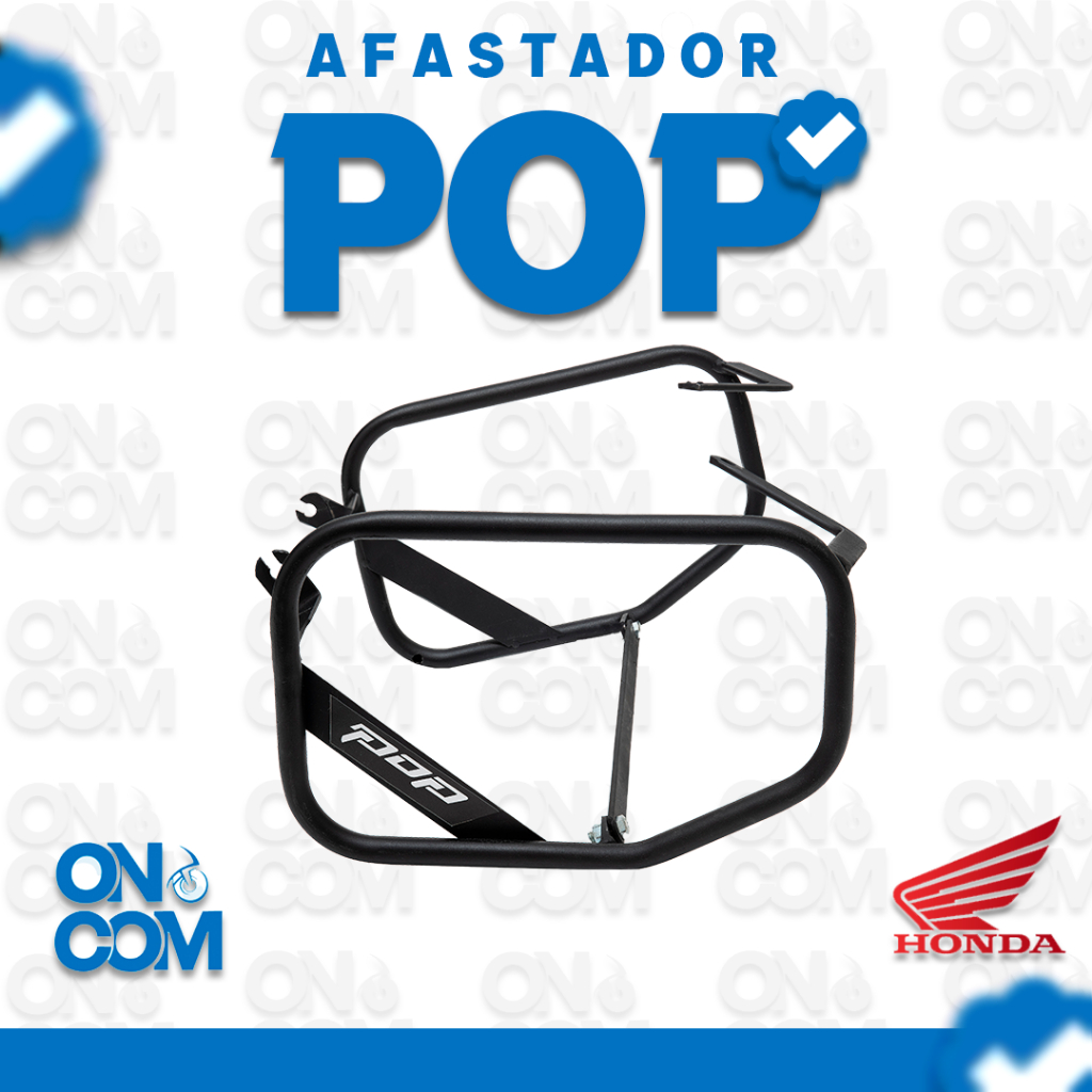 Afastador Alforge Protetor Carenagem Traseiro Moto Pop 110 em Oferta na Shopee