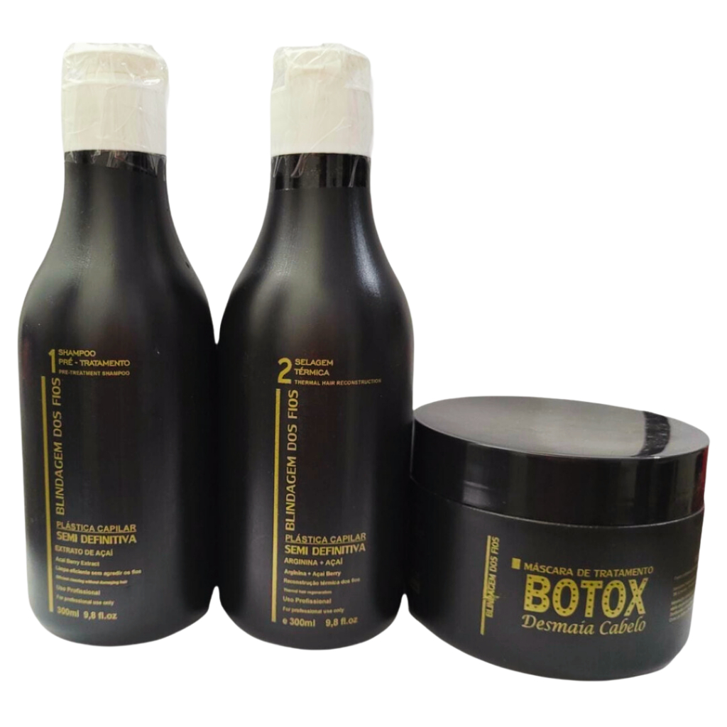 Kit Blindagem dos fios + B-TOX Blindagem 3x300ml