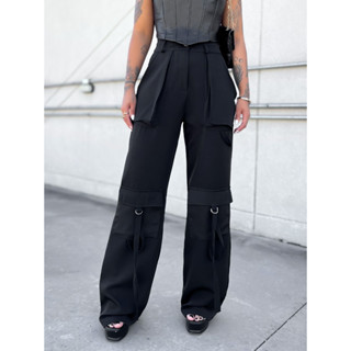 0012Calça Feminina/Pantalona/Alfaiataria/Chique/Elegante/ADDMODA