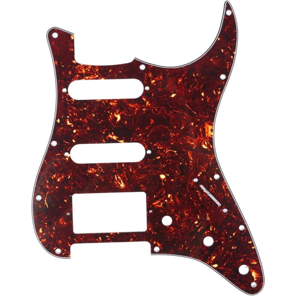 Escudo para Guitarra Stratocaster HSS (humbucker-single-single) Tortoise