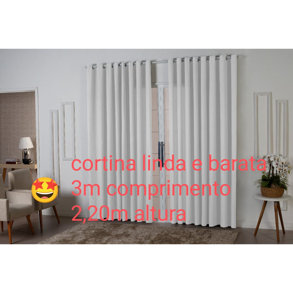 Cortina para Sala Preta e Cinza: Onde Comprar | BuscaProdutos