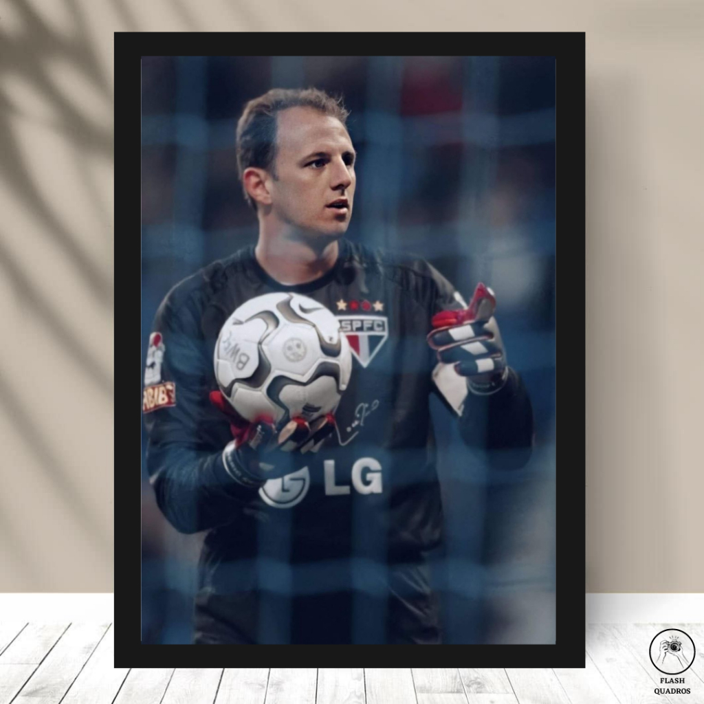 QUADRO PLACA ROGERIO CENI SÃO PAULO C/ MOLDURA E VIDRO 456