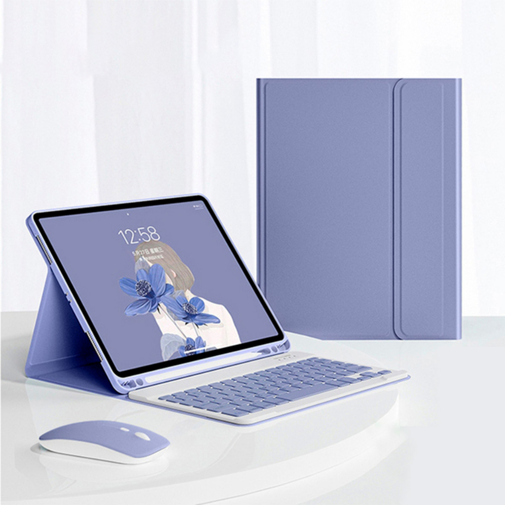 Capa Case para Tablet Teclado Mouse para Ipad 10.2 7,8,9 Geração