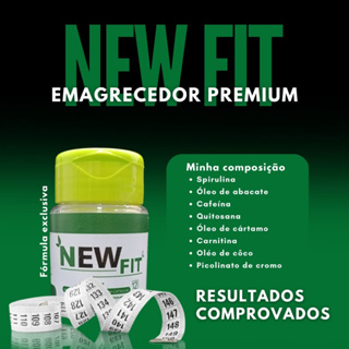 New Fit Premium Detox Emagrecedor Natural Perde peso Queima Gordura