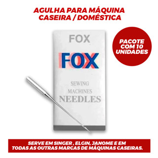 Agulha Para Maquina Domestica Caseira Singer 11 e 14