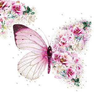 Guardanapo para Decoupage Cod187 - KIT COM 2 UNIDADES IGUAIS  - Guardanapo para Artesanato em madeira, MDF, chinelo, Etc