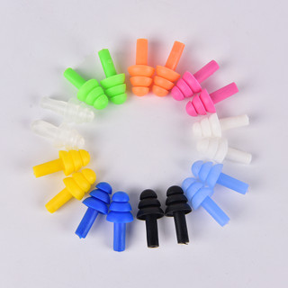 Kit Protetor de Ouvido Auricular Silicone Para Natação Abafar Sons Barulho Anti Ruído