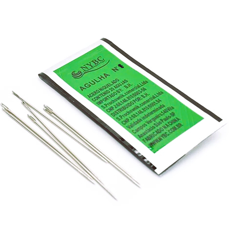 60 Agulhas De Mão N°09 em Oferta na Shopee