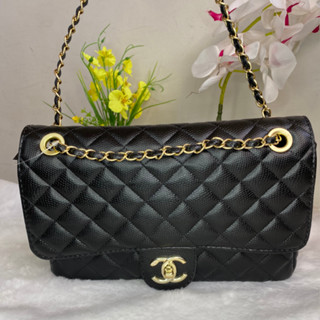 Bolsa Feminina Ch Double Média Lançamento Metal Dourado Promoção