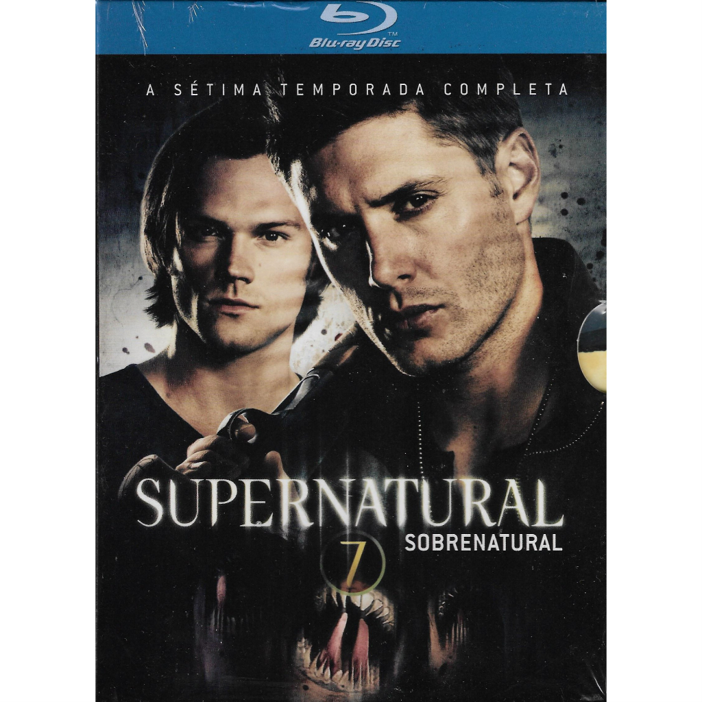 Blu-ray Supernatural - Sobrenatural 7ª Temporada Completa - Box 4 Discos Com Luva - Novo Lacrado