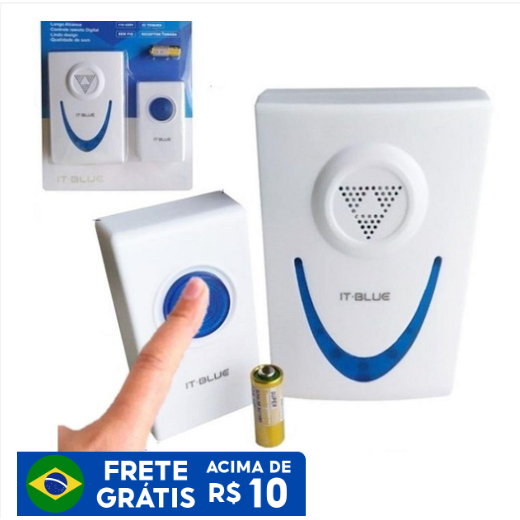 Campainha sem fio para casa, loja 50m distancia Wireless 32 Toques