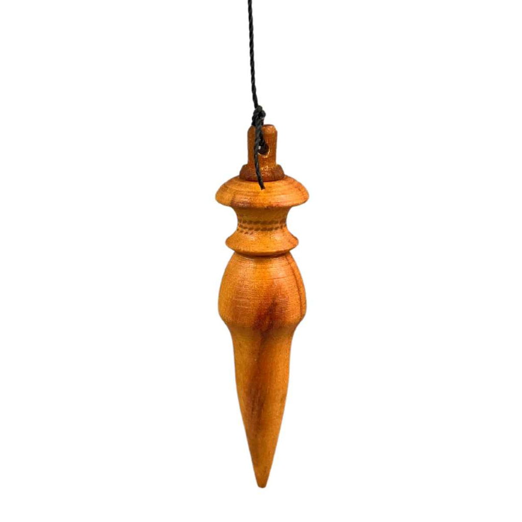 Pendulo de Madeira c/ Chumbo P-13 Egipcio Prumo