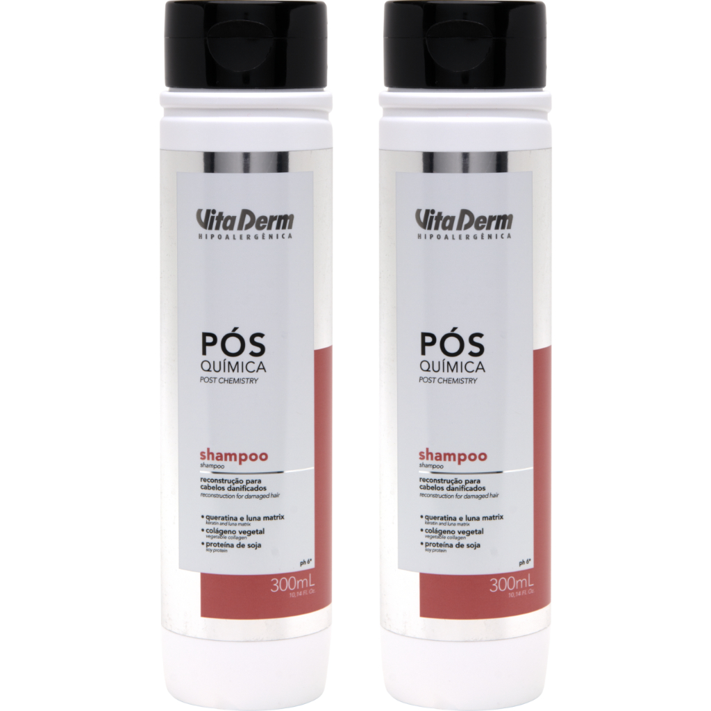 Shampoo Pos Quimica Vita Derm 300ml 2 unidades
