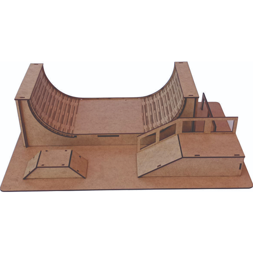 Pista de Skate de dedo em MDF
