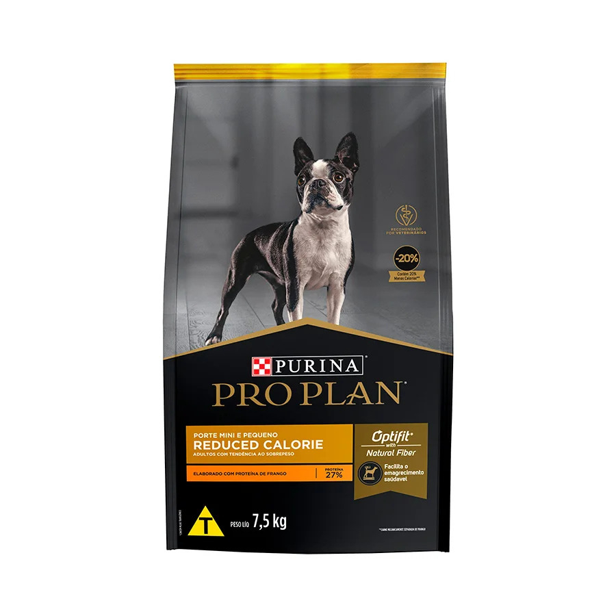 Proplan Reduced Calorie Cães Raças Pequenas 7,5kg em Oferta na Shopee