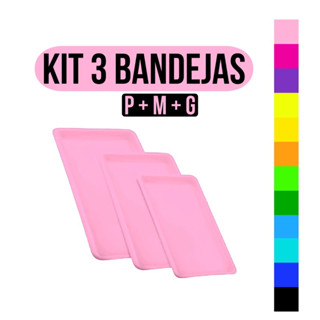 Kit com * 3 BANDEJAS * P M G esterilização autoclave autoclavável - Lysanda