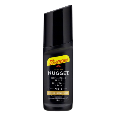 Nugget Líquido Polidor de Sapato Preto 60ml 33% OFF