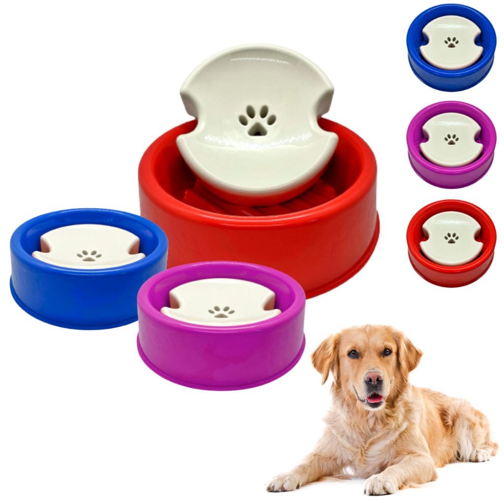 Bebedouro Não Molha Pelos Para Cães Pelos longos e Secos cachorro pet em Oferta na Shopee