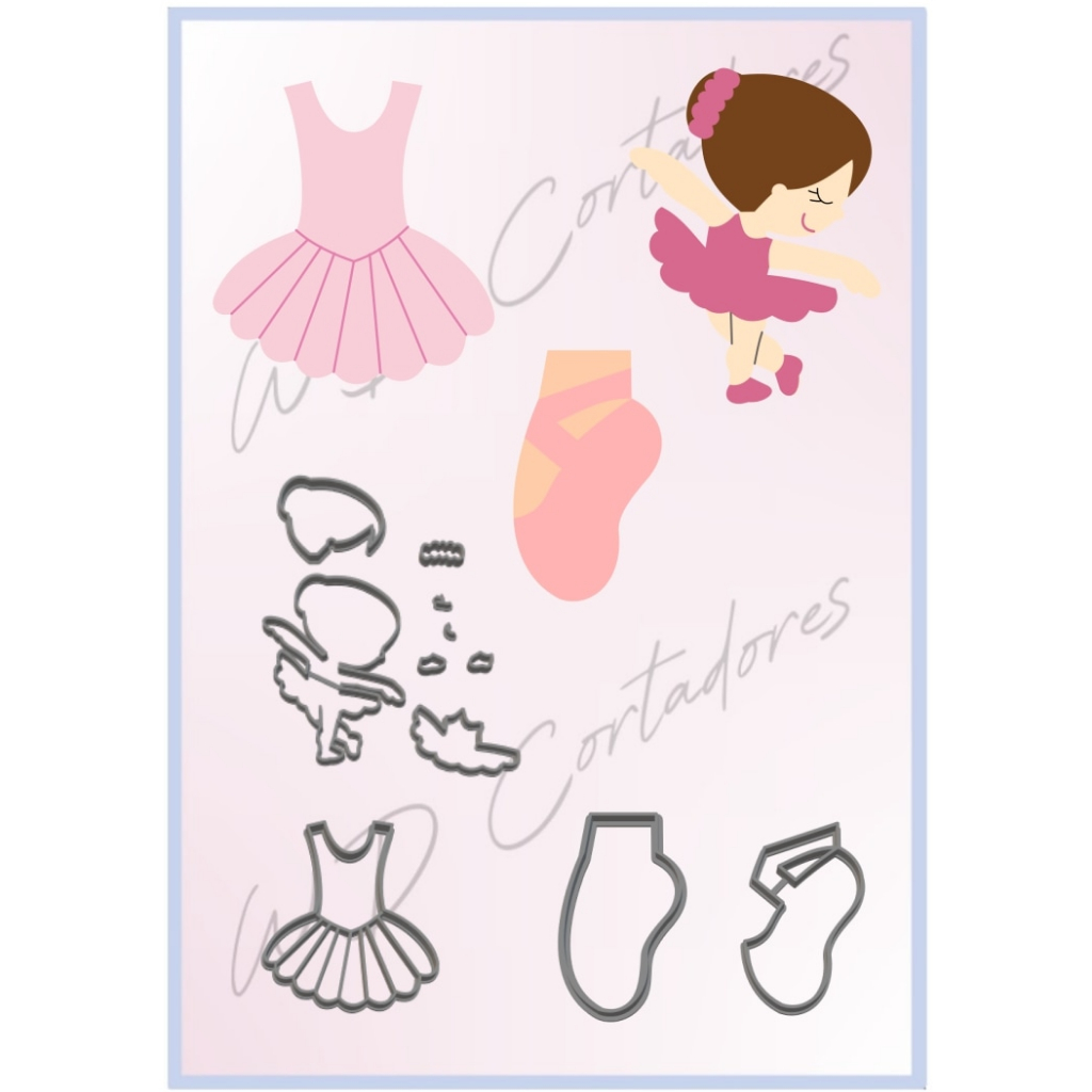 cortador kit bailarina