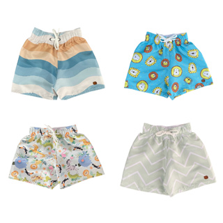Short Infantil PolareKids Menino Tactel Bermuda Estampada e Listrada 2 4 6 8 anos em Oferta na Shopee