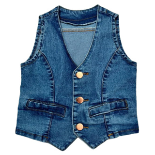 colete jeans infantil menina modinha mini diva blogueirinha em Oferta na Shopee