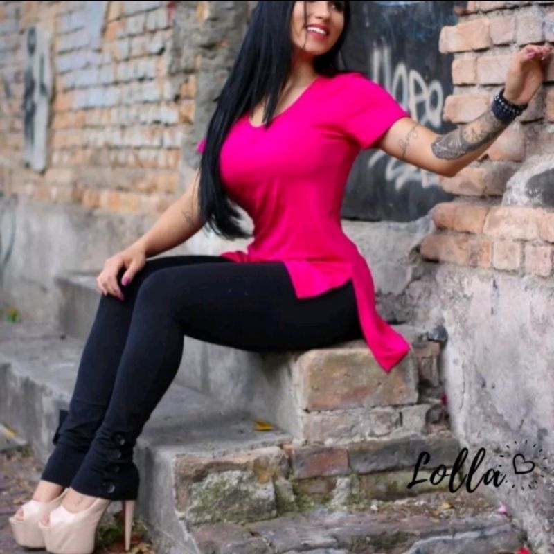 Blusa Mullet Alongada Bata Feminina Moda Soltinha Linda
