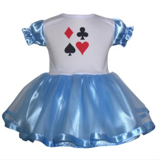 Vestido de Aniversário/ Mesversário Alice no País das Maravilhas Fantasia Festa de 1 mês à 1 ano.