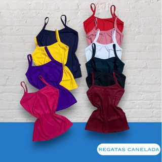 Kit com 2 Blusa Feminina Blusinha Canelada Princesa Tamanho Único