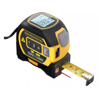 Trena Laser Digital 40M Fita Métrica 5M Multifuncional 3 em 1 em Oferta na Shopee