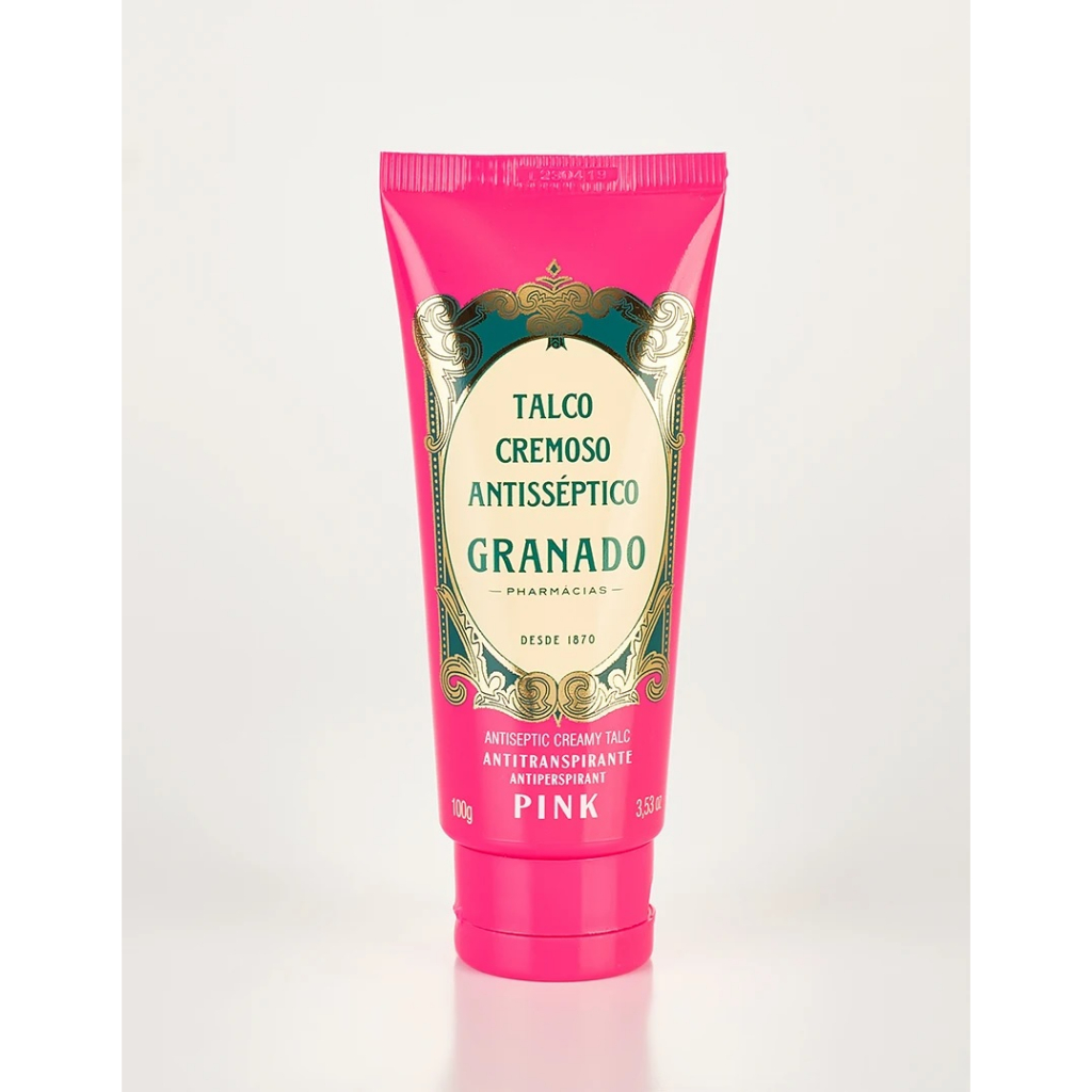 Talco Cremoso Antisséptico 100g Pink Granado