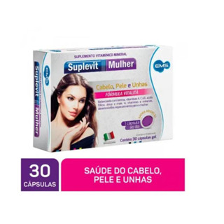 Suplemento Alimentar Suplevit Mulher Com 30 Cápsulas - EMS