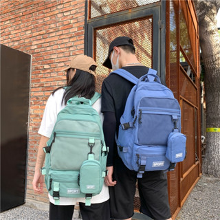 Mochila feminina grande Nylon impermeável escolar faculdade