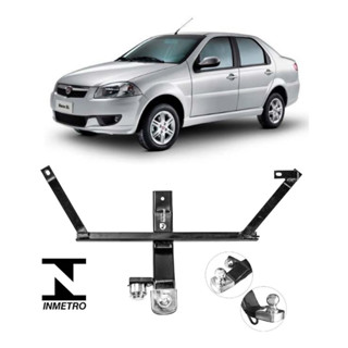 Engate Reboque Fixo Completo Fiat Siena 1997 A 2016 500kg