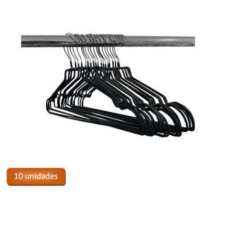 10 Cabides de Metal Emborachado