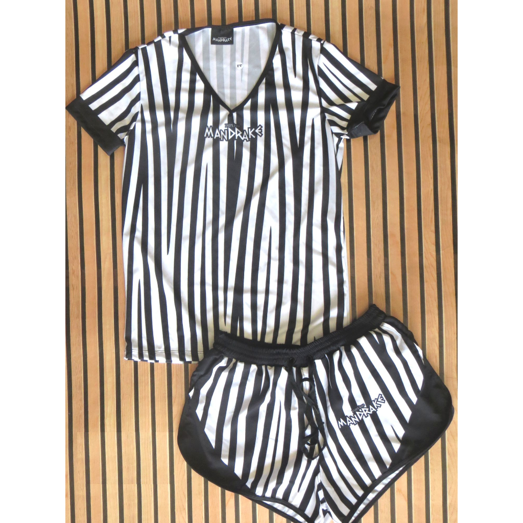 Kit Império Mandrake Cria de Quebrada Favela babylook + Short Cod 36
