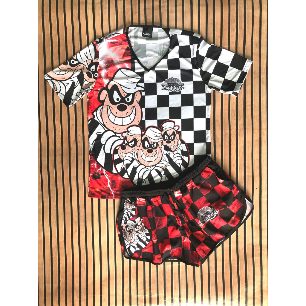 Kit Império Mandrake Cria de Quebrada Favela babylook + Short Cod 52