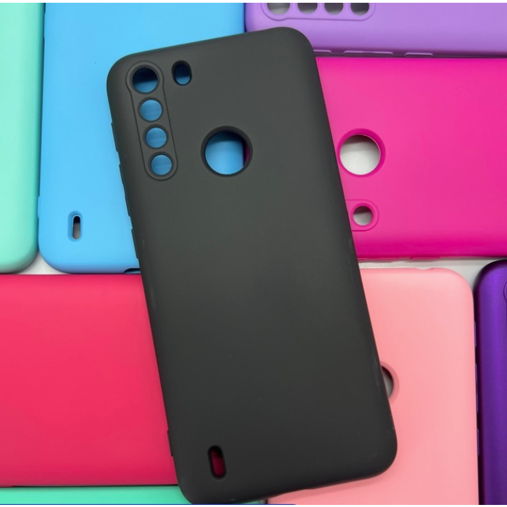 Case Capa Capinha Motorola One Fusion/One Fusion Plus Aveludada Proteção de Câmera Colorido Premium