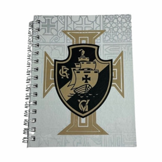Caderno Capa Dura Time Vasco da Gama CRVG Gigante da Colina 1 Matéria 96 Folhas Wire-o
