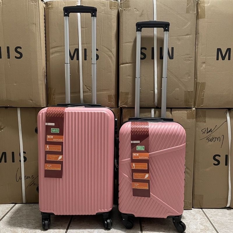 Imagem Kit Mala De Viagem Bordo+Despacho Rodinhas 360° Abs  Promoção