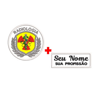 Patch Bordado - Radiologia Ramos + Seu Nome