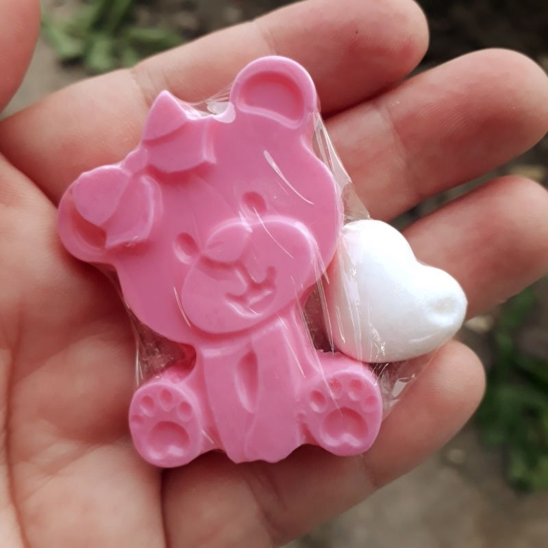 30 Ursinho + 30 Coração Em Sabonete Para Lembrancinha Menina Menino em Oferta na Shopee