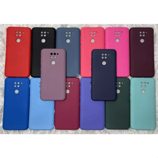 Capinha Case Capa Redmi Note 9 Silicone Aveludada Proteção de Câmera Colorida