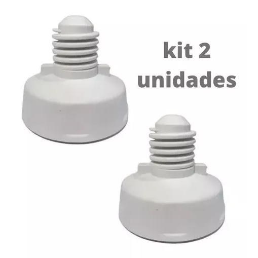 Kit 2 Un Pé Nivelador Para Lavadoras Electrolux Ltc10 Lt12b em Oferta na Shopee