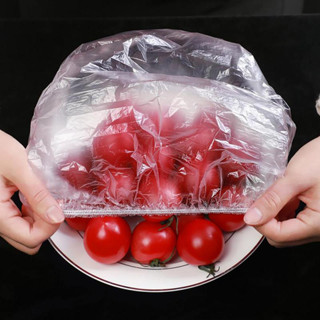 Kit Com 80 Peças Capa Plásticas Ajustáveis Elásticos Para Alimentos Universal Suprimentos De Casa Em Cozinha Saco De Vedação Multiuso