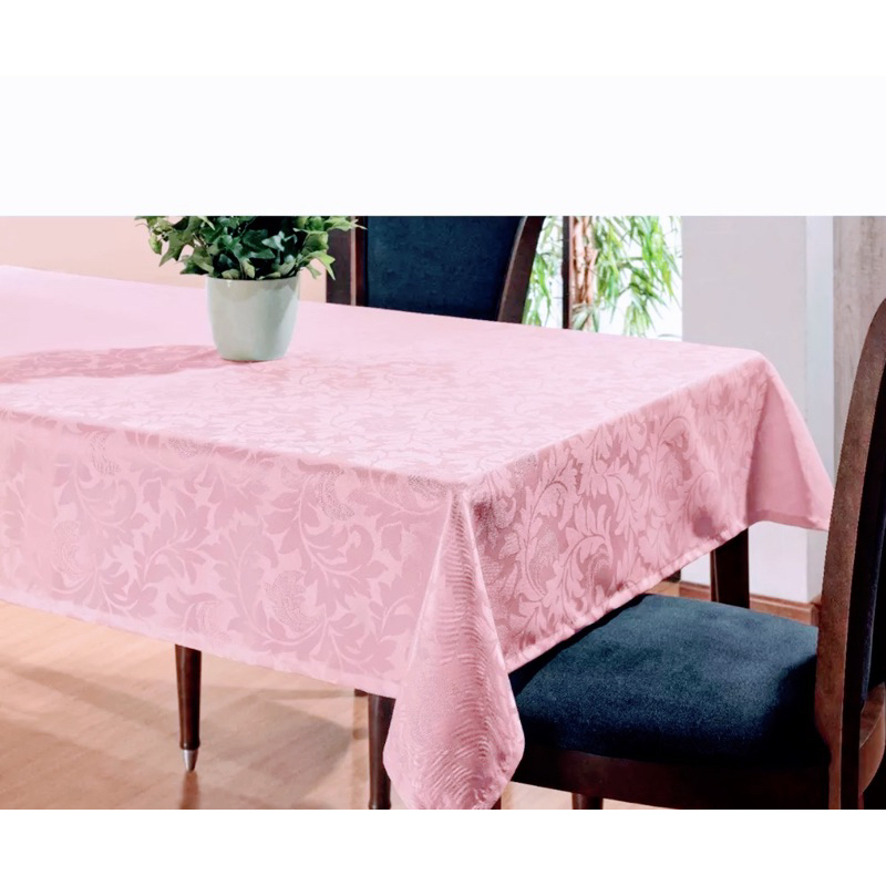 Toalha de Mesa Jacquard Floral 4 Lugares – Elegância e Sofisticação para Seu Jantar em Oferta na Shopee