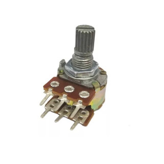 3 Peças - Potenciômetro Linear Duplo 50k L15