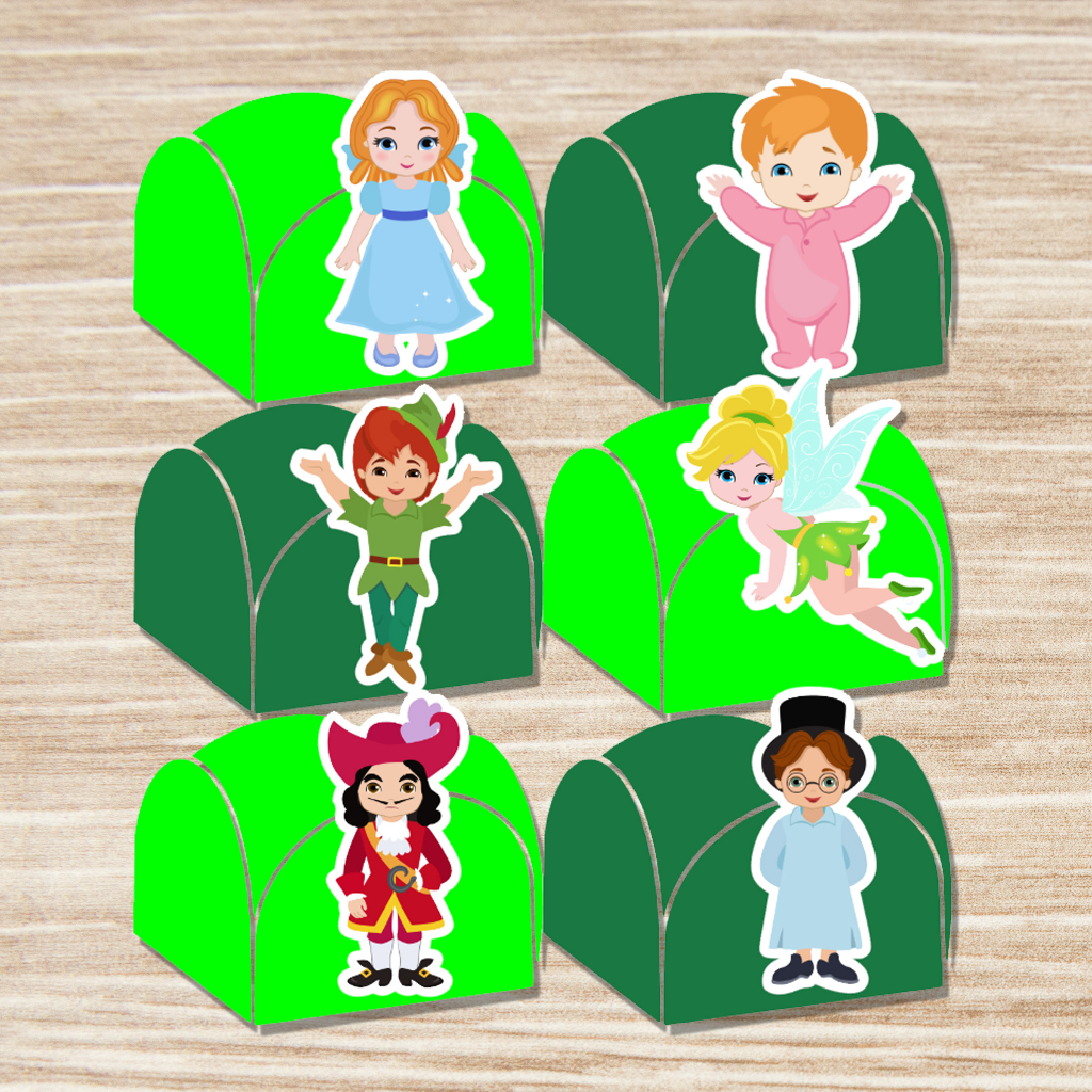 50 OU 100 FORMINHAS PARA DOCES FESTA PETER PAN SININHO
