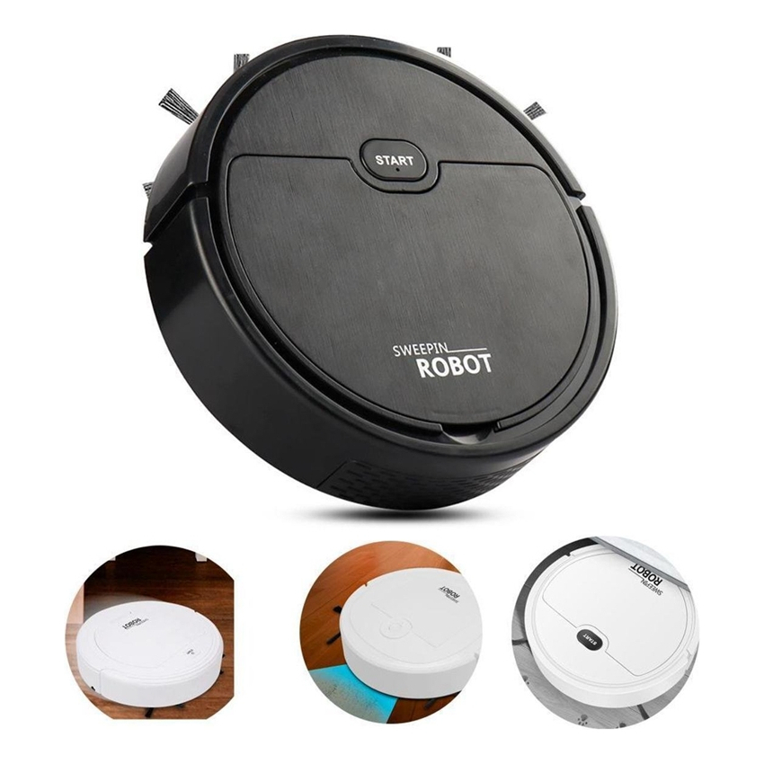 Robô Aspirador E Passa Pano Automático Inteligente Doméstico De Limpeza Mini Varredura / Aspirador de Pó Robô Inteligente
