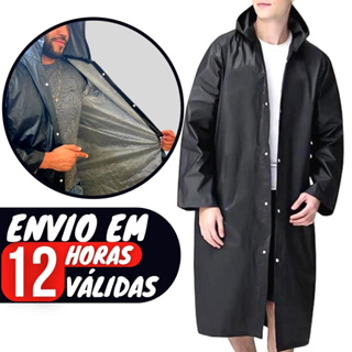 Capa De Chuva Adulto Reforçada Corta Vento Jaqueta Impermeável Obras em Oferta na Shopee