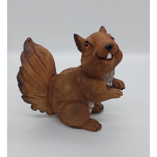 Estatueta Esquilo Pequeno Enfeite Decoração Resina em Oferta na Shopee